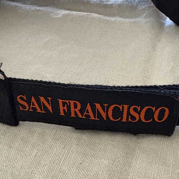 SF Black and Orange Men's Visor - Picture 2 of 3